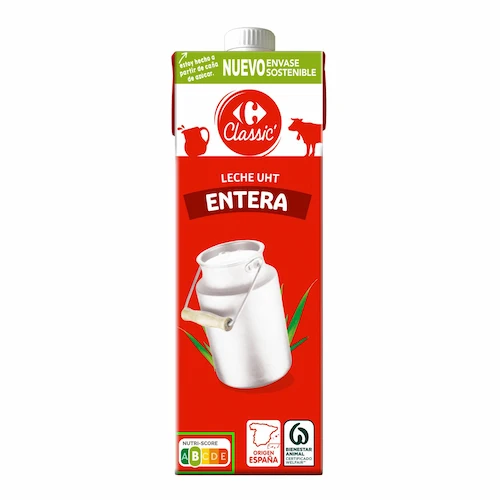 Leche entera (1 L)